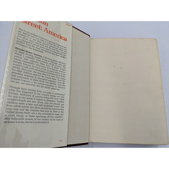 Division Street America By Studs Terkel First Printing Vintage Chicago 1967 - Picture 11 of 13